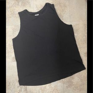 Athletic Works Black Muscle Tee shirt Sz L